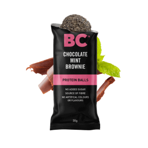 BC Chocolate Mint Brownie Balls