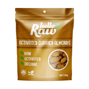 Hello Raw Activated Curried Almonds