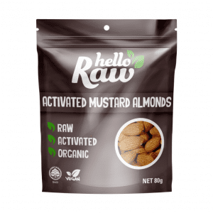 Hello Raw Activated Mustard Almonds