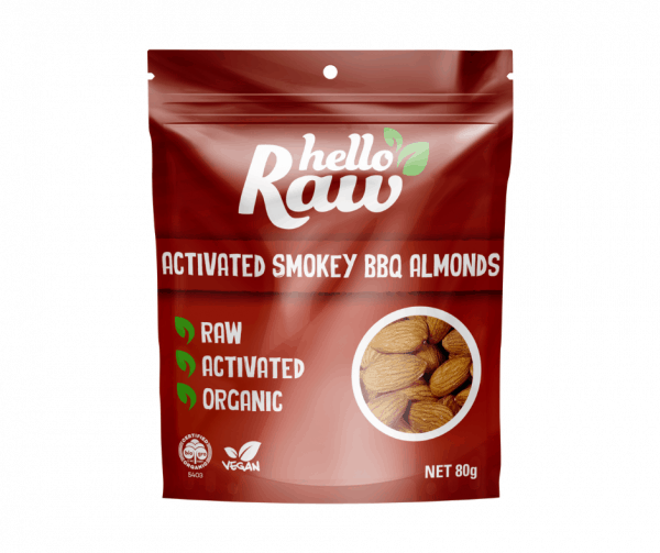 Hello Raw Activated Smokey BBQ Almonds