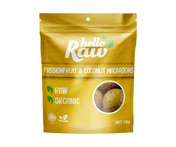Hello Raw Passionfruit & Coconut Macaroons