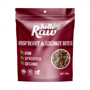 Hello Raw Raspberry & Coconut Bites