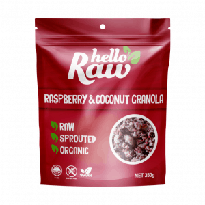 Hello Raw Raspberry & Coconut Granola